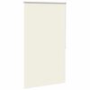 vidaXL Estor enrollable opaco 84,4x175 cm, ancho de tela 80 cm, color blanco roto