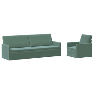 vidaXL Juego de Sof&aacute; 2 pcs Verde Mar PWNED_BY_LORD666_YWH