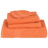 vidaXL Toallas de mano 2 unidades FROGN Naranja 30x30 cm 100% Algodón