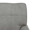 vidaXL Sill&oacute;n reclinable Gris Claro 91 x 157 x 91 cm Terciopelo
