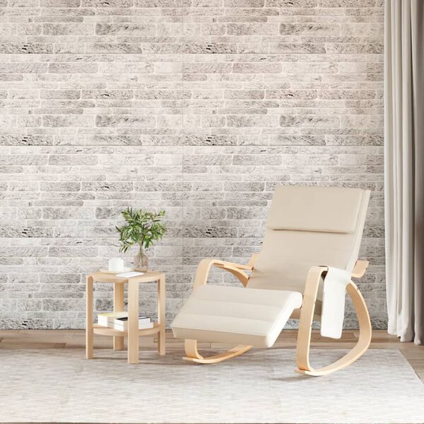 vidaXL Paneles de pared 3D 10 unidades EPS gris claro 100x50 cm