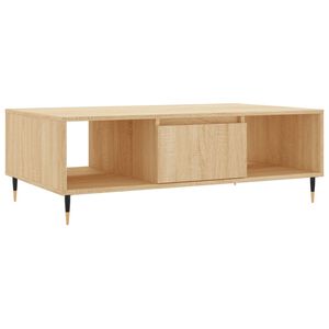 vidaXL Mesa de centro madera de ingenier&iacute;a roble Sonoma 104x60x35 cm