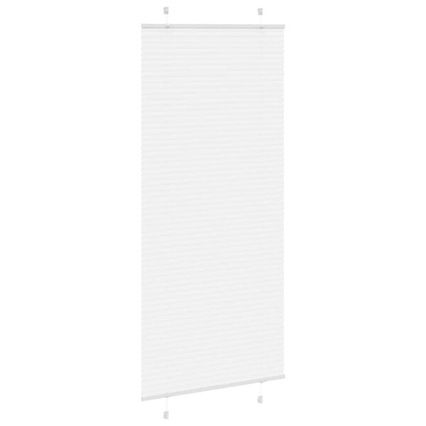 vidaXL Estor Plisado blanco 100x200 cm Tela Ancho 99,4 cm Poli&eacute;ster