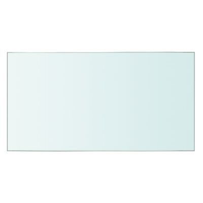 vidaXL Panel de estante vidrio claro 30x12 cm