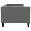vidaXL Sofá cama sin colchón tela gris oscuro 80x200 cm