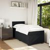 vidaXL Cama box spring con colchón terciopelo negro 90x200 cm