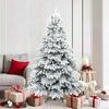 vidaXL &Aacute;rbol de Navidad artificial plegable cubierto de nieve 180 cm