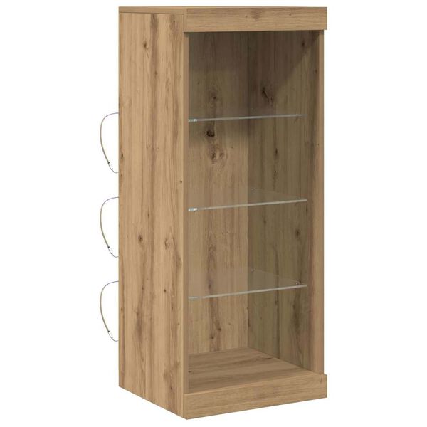 vidaXL Vitrina Roble artisan 41 x 37 x 100 cm Madera contrachapada