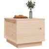 vidaXL Mesa de centro de madera maciza de pino 40x50x35 cm