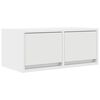 vidaXL Muebles de TV 2 uds Blanco 60x31x25,5 cm Madera de ingenier&iacute;a