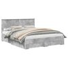 vidaXL Estructura de cama con caj&oacute;n Gris Hormig&oacute;n 160 x 200 cm