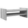 vidaXL Soporte de pantalla madera ingenier&iacute;a gris Sonoma 50x27x20 cm