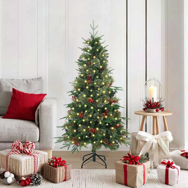 vidaXL &Aacute;rbol de Navidad artificial con ramas articuladas Verde 150 cm