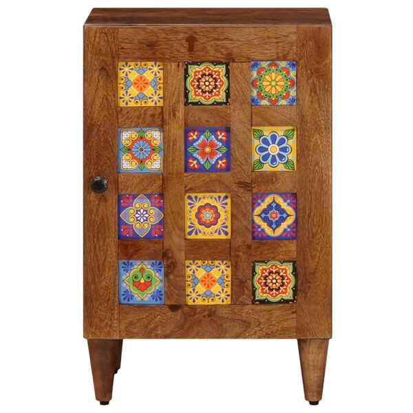 vidaXL Mueble de Cuarto de Ba&ntilde;o con puerta Nogal 38 x 33 x 58 cm