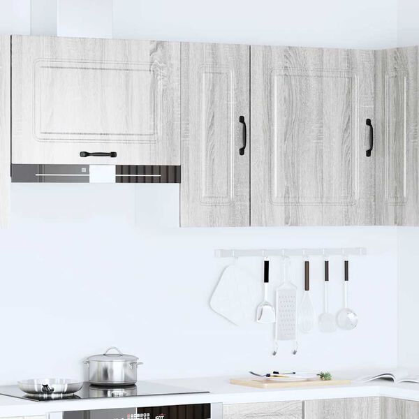 vidaXL Mueble de pared de cocina Kalmar madera ingenier&iacute;a sonoma gris