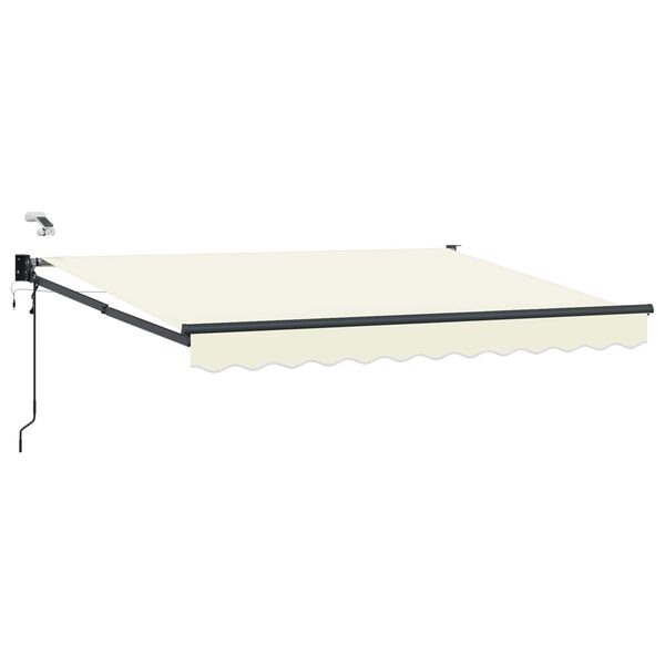vidaXL Toldo Retr&aacute;ctil El&eacute;ctrico Crema 2,5 x 2 m