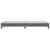 vidaXL Estructura de cama sin colch&oacute;n terciopelo gris oscuro 140x220cm
