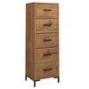 vidaXL C&oacute;moda de madera maciza de pino 42x35x110 cm