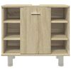 vidaXL Armario de ba&ntilde;o madera ingenier&iacute;a roble Sonoma 60x32x53,5 cm