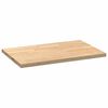 vidaXL Encimera de cocina rectangular madera maciza roble
