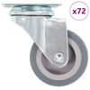 vidaXL Ruedas giratorias 72 unidades 50 mm