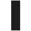 vidaXL Armario Zapatero con estante 2 pcs Roble Negro 60 x 18 x 60 cm