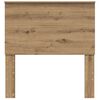 vidaXL Cabecero Roble artesanal 75 cm Madera contrachapada