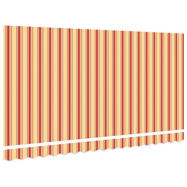 vidaXL Tela de Repuesto para Toldos Multicolor 380 x 195 cm Poli&eacute;ster