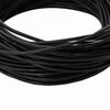 vidaXL Cord&oacute;n de cuero Negro &Oslash;1 mm x 5 m Cuero