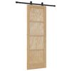 vidaXL Puerta Corredera ORKDAL Natural 73,5 x 211 cm