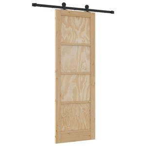 vidaXL Puerta Corredera ORKDAL Natural 73,5 x 211 cm