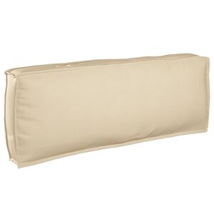 vidaXL Coj&iacute;n Beige 120 x 40 x 12 cm Tela Oxford
