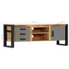 vidaXL Mueble de TV de madera maciza de mango 120x30x40 cm