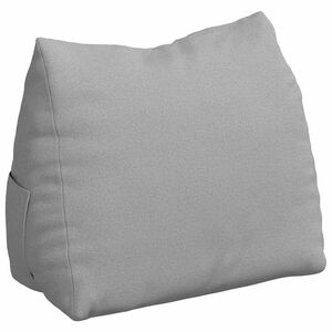 vidaXL Coj&iacute;n de Espalda Gris Nube 45 x 20 x 35 cm tela