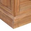vidaXL Mesita de noche madera de teca maciza 60x30x60 cm