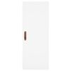 vidaXL Aparador alto madera contrachapada blanco 34,5x34x180 cm