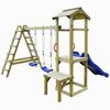 vidaXL Parque infantil exterior madera impregnada pino 286x228x218 cm