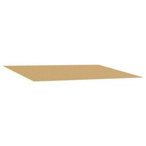 vidaXL Tela de Repuesto para Toldos Naranja y Negro 300 x 250 cm