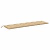 vidaXL Coj&iacute;n para banco de jard&iacute;n tela beige melange 200x50x7 cm