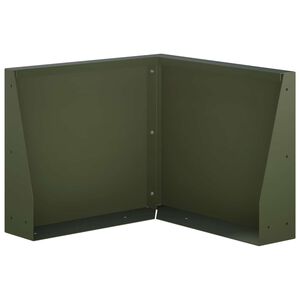 vidaXL Muro de Contenci&oacute;n 50 x 50 x 30 cm Acero Verde oliva