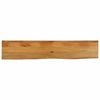 vidaXL Tablero de mesa borde natural madera maciza mango 140x30x3,8 cm