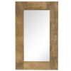 vidaXL Espejo de madera maciza de mango 50x80 cm