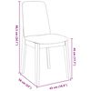 vidaXL Sillas de comedor con cojines 2 uds madera maciza marr&oacute;n caucho