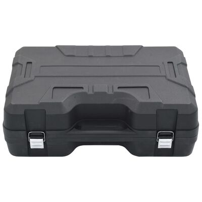 vidaXL Sierra de cinta con maletín portátil acero