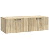 vidaXL Mueble para TV de pared Roble Sonoma 98 x 41 x 30 cm