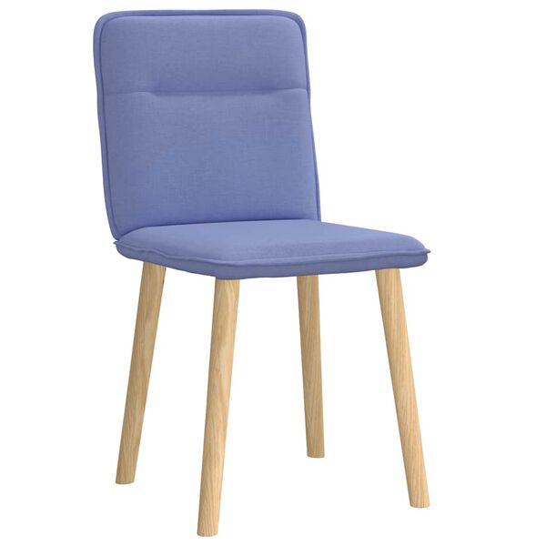 vidaXL Sillas de comedor 2 uds tela azul jeans