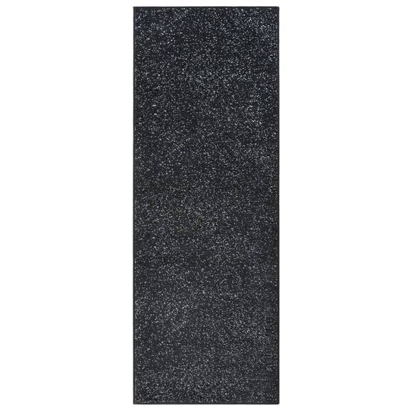 vidaXL Alfombra de pasillo BCF gris antracita 100x250 cm