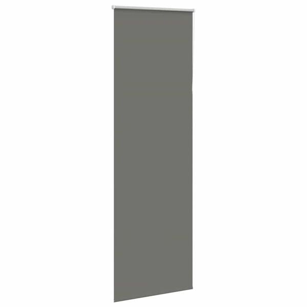 vidaXL Estor Enrollable Opaco gris 75x230 cm Tela Ancho 70,7 cm