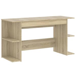 vidaXL Escritorio madera de ingenier&iacute;a roble Sonoma 140x50x75 cm