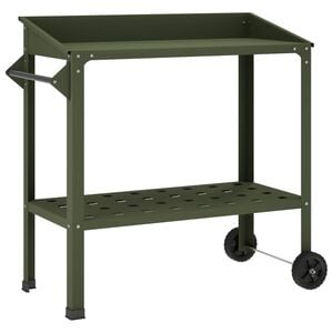 vidaXL Mesa de Trasplante con Ruedas 96 x 50 x 89 cm